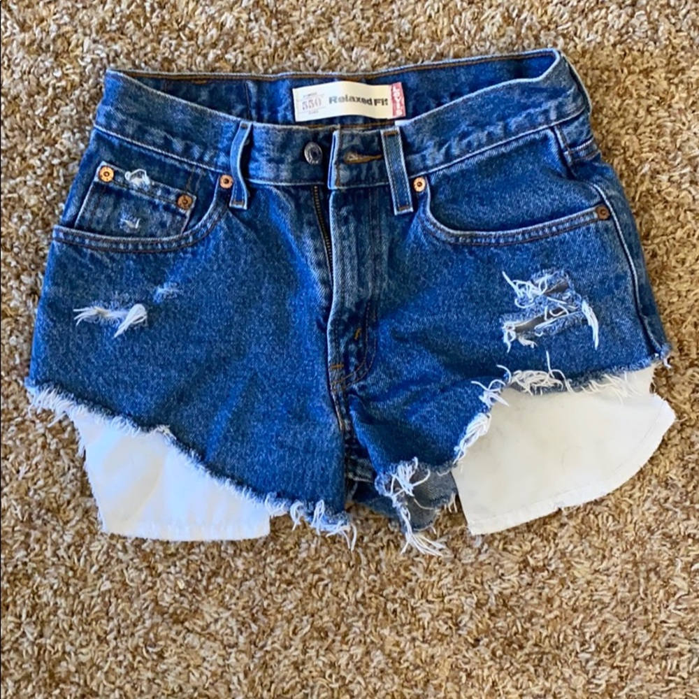 Levi’s cut off shorts
